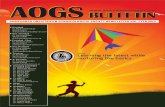 ...Kanthi Bansal Prashant Acharya Sapna Shah Neeta Thakre AOGS BULLETIN AOGS I VOL.7 1 JANUARY 2013 Message of the AOGS team If your ship doesn't come in, swim out to get it. - Jonathan