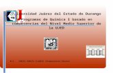 somoscch.files.wordpress.com · Web viewUniversidad Juárez del Estado de Durango Programas de Química I basado en competencias del Nivel Medio Superior de la UJED M.E. CURIEL GARCÍA