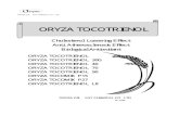 ORYZA TOCOTRIENOL -e6.0.pdf · 2012-11-01 · ORYZA TOCOTRIENOL CATALOG ver. 5.0TW 1 ORYZA TOCOTRIENOL Super Vitamin E from Rice Rice bran oil has been widely used as cooking oil
