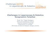 Challenges in Laparoscopy & Robotics Kongresinin Felsefesi · 2015-03-26 · Challenges in Laparoscopy & Robotics Kongresinin Felsefesi Prof. Dr. Tibet Erdogru Memorial Healthcare