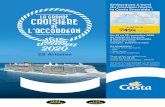 Embarquez à bord du nouveau navire le Costa Smeralda ! · 2019-11-06 · Embarquez à bord du nouveau navire le Costa Smeralda ! Du 15 au 22 novembre 2020 Au départ de Marseille