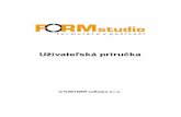 Užívateľská príručka - FORM studio · 2015-10-15 · Pomoc pre FORM studio 8 programu. Tipy - praktické rady, ako pracovať s programom čo najefektívnejšie. Význam použitých
