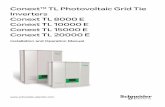 Conext™ TL Photovoltaic Grid Tie Inverters Conext TL 8000 ... · Chapter 1, “Introduction” contains information about the features and functions of Conext TL 8000 E, Conext
