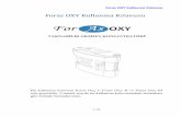 Foras OXY Kullanma Kılavuzu · 2018-10-05 · Foras OXY Kullanma Kılavuzu 1- Kullanım, Kontraendikasyonları ve Genel Önlemler Kullanım Foras Oxy Taşınabilir Oksijen Konsantratörü