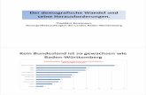 Der demografische Wandel und seine Herausforderungen. · 2018-05-30 · 2014 Ist-Wertø, danadl ErgøbnjSse der Basis 31. Voraussichtliche Bevölkerungsentwicklung in den Gemeinden