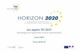 Les appels TIC 2017 - cache.media.education.gouv.frbrevet OEB UE28 (2013) ... 1 common DoA BR consortium funded by Brazil EU consortium funded by EC Coordinated proposals with balanced
