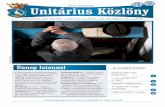 elso borito 12 - Magyar Unitárius Egyház honlapjakozlony.unitarius.org/2012/uk2012-12.pdf · Ébreszd fel ilyenkor a benned szunnyadó tiszta gyermeket, aki igazsággal és szinteséggel