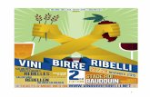 Vini, Birre, Ribelli - Vins, Bières, Rebelles · 2017-11-21 · 2 Vini, Birre, Ribelli - Vins, Bières, Rebelles Deuxième édition 28-29/11/2015 Stade Roi Baudouin -1020 Bruxelles