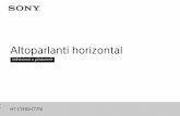 Altoparlanti horizontaldownload.sony-europe.com/pub/manuals/swt/Z012/Z012637111.pdf · 2016-07-19 · 5AL Funksione të dobishme Instalimi i altoparlantit horizontal në mur Altoparlantin