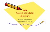 Departamentul de Matematică - Calcul stiintific …math.ucv.ro/~gorunescu/courses/curs/siruri.pdf3.Siruri Marina Gorunescu mgorun@ inf.ucv.ro Siruri exemplu exemplu Sir Cauchy exemple
