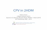 CPV in 2HDM - Physics Department at UMass AmherstMay 01, 2015  · CPV in 2HDM Satoru Inoue (UMass Amherst, ACFI) ... with best value , etc. Finding the matrix elements is a non-perturbative