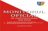 AL JUDEȚULUI ALBA MAI 20184 27.Hotărârea nr.152/31 mai 2018 pentru modificarea și completarea articolului 2 al Hotărârii Consiliului Judeţean Alba nr. 32/1 februarie 2018 privind