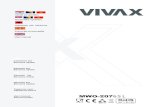 Upute za uporabu - Vivax · visokog napona je opasna i može rezultirali požarom ili drugim nezgodama te oštetiti pećnicu. UPOZORENJE Neispravna uporaba uzemljenog utikača može