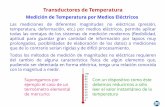 Transductores de Temperatura · La ley de variación de la resistencia con la temperatura de un metal puede escribirse:-α n: coeficientes de temperatura [1/°C]-R0 : resistencia