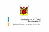 El modelo de elección intertemporal - UNAM · 1. Restricción presupuestaria intertemporal (4) `Consideremos el caso general en que recibimos una renta M 1 en el periodo actual y