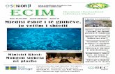 ECIM...Gazeta e rrjetit ECIM Ministri Klosi: Mungon siguria në plazhe N umri i turistëve të huaj që kanë mbër-ritur në Shqipëri krahasuar me të njëjtën periudhë të një