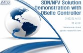SDN/NFV Solution Demonstration with OBelle Controllerkrnet.or.kr/board/data/dprogram/1815/F3-2-%C1%A4%C... · 드론 네트워크 관제 (1) SDN-기반 드론 네트워크 SDN에