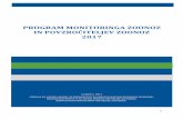 Program monitoringa zoonoz 2017 - Portal GOV.SI...DPP Dobra proizvodna praksa DHP Dobra higienska praksa DKP Dobra kmetijska praksa Program monitoringa zoonoz in povzro čiteljev zoonoz