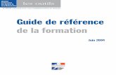 Guide de référence de la formation - Ministère de la Transition … · 2012-11-15 · 5 Le guide de référence de la formation a été élaboré dans le cadre d’un groupe de