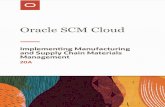 Management and Supply Chain Materials …...Oracle SCM Cloud Implementing Manufacturing and Supply Chain Materials Management Contents Preface i 1Overview 1 Overview of Implementing
