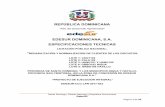 Bases Técnicas Plan Integral de Reducción de Pérdidas ...edesur2.edesur.com.do/wp-content/uploads/2017/10/... · Lote 2: PALA102 La Paz, Las Palmeras, Bo. 13 de Febrero, Los García.
