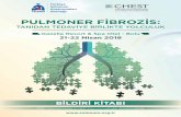 PULMONER FİBROZİS · 2018-04-27 · görülmektedir. İnterstisyel pulmoner fibrosis akciğer volümlerinde meydana gelen azalma üst hava yolu (ÜHY) stabilitesinde bozulmaya yol