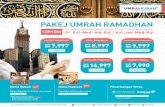 SAMBUT RAMADHAN AWAL RAMADHAN PERTENGAHAN … · 2020-02-26 · Umrah Hijrah adalah jenama di bawah ARBA Travel & Tours Sdn Bhd (KPK/LN 7886) w salam@umrahhijrah.com Umrah Hijrah