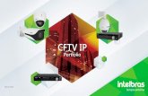 Apresentação do PowerPoint · Suporte para 2 HDs de até 6 TB Reconhecimento automático das câmeras IP Intelbras 1 saída HDMI e 1 saída VGA CFTV IP. Gravador digital de vídeo