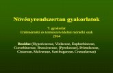 Növényrendszertan gyakorlatokemk.nyme.hu/fileadmin/dokumentumok/emk/novenytan/novenytan/rt/emhgyak... · Növényrendszertan gyakorlatok 7. gyakorlat Erdőmérnöki és természetvédelmi