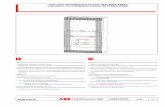 it en - ABB Group...che abbia una conoscenza dettagliata dell’apparecchiatura. ABB SACE declines all responsibility for damages to things or people caused by not following the instructions