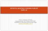 DEFICITUL BUGETAR ȘI DATORIA PUBLICĂ 11_FP.pdf · Serviciul datoriei publice Serviciul datoriei publice: totalitatea sumelor reprezentând rate de capital, dobânzi, comisioane