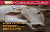 Dec. 2008 Care for Cowscareforcows.org/cfc/download/newsletters/CFCNewsDecember2008.pdf · Gomati–vidya That body of water which nourishes a thirsty cow becomes as good as the Ganga,