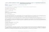 LEY ORGANICA DE TIERRAS RURALES Y TERRITORIOS …gobiernoabierto.quito.gob.ec/Archivos/Transparencia/2016/03marzo/A2/... · LEY ORGANICA DE TIERRAS RURALES Y TERRITORIOS ANCESTRALES