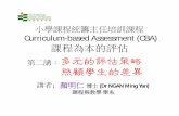 第二講：多元的評估策略 照顧學生的差異 - home.eduhk.hkhome.ied.edu.hk/~psmcd/2012-13 CBA_S2_NMY.pdf · 檔案評估：分析結構 領域：反省與自我評估