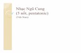 Nhạc Ngũ Cung (5 nốt, pentatonic)minhnguyen.bplaced.net/wp-content/uploads/2018/05/NguCung_VietNam.pdf · Nhạc Ngũ Cung (5 cung) Nhạc ngũ cung rất phổ biến và được