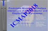 Predictable Modeling for Surface ICMAP2018 · 2018-07-18 · 27 Bottleneck for the predictable plasma process simulation Current research status • Even if the composition and energy