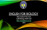 ENGLISH FOR BIOLOGYstaff.uny.ac.id/...apriani...reading-comprehension.pdf · Reading is the most imporänt skill in English language from other language skills in acquiring language.