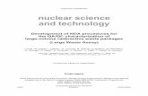EUROPEAN COMMISSION nuclear science and …...EUROPEAN COMMISSION nuclear science and technology Development of NDA procedures for the QA/QC characterisation of large-volume radioactive
