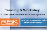 Training & Workshop - Mahidol University...11 Wrap Up Session (Topic II) Type Definition Source of Risk Strategic Risk ความเส ยงท เก ยวข องก บการก