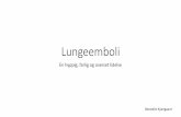 Lungeemboli - The Meeting Planners 2019-12-23آ  Mistأ¦nk lunge emboli ved enhver cardio-pulmonal hأ¦ndelse
