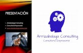 Presentacion Corporativa Arrizabalaga Consulting 2020 · •Almacenes y logística interna o de fábrica •JIT, Kanban •Logística integral •AREAS DE SERVICIO 2 •2. AREA GESTION