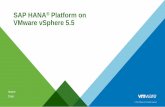 SAP HANA Platform on VMware vSphere 5 - Top Hero Save Us · 2014-07-23 · SAP & VMware: 오랜 시간 성공적인 전략적인 파트너쉽 관계 SAP Applications On vCloud Suite