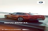 NOVO BMW X4.€¦ · 4 Disponível apenas em combinação com o forro do teto BMW Individual em Antracite. Parte integrante do equipamento luz ambiente. 6 As soleiras das portas BMW