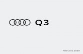Audi Q3 · 2020-03-03 · 000 . Title: Audi Q3 Author: Moir, Sameerah Created Date: 2/13/2020 2:15:22 PM