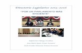 Directorio Legislativo 2015-2016 - Asamblea miembros del Directorio... · Informe de gestión Directorio Legislativo 2015/2016 4 Presentación En el mes de abril de 2015 seis fracciones
