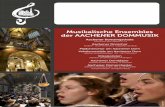 Musikalische Ensembles der AACHENER DOMMUSIK · 2019-07-14 · Das Erlebnis von Klang und Raum Infoheft 3/2019 Foto: WDR. DOMMUSIK AACHEN Infoheft 3 ... v ierw k u mg b nt o sp hä