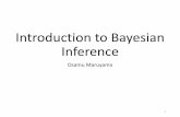 Introduction to Bayesian Inferencemaruyama/teaching/Bayes-90...•Bayes’ theorem •Prior and posterior probability （事前と事後の確 率） 3 𝑓is just a function satisfying