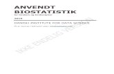 ANVENDT BIOSTATISTIKconsult.addastat.com/Anvendt biostatistik.pdf · 2019-09-13 · Biostatistik til forskere og forskerspirer indenfor sundhed. Anvendt statistik består i sin kerne