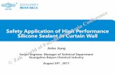 Safety Application of High Performance Silicone Sealant in ...Structural Bite Calculation JGJ 102-2003 Technical code for glass curtain wall engineering China Specification 4-Sided