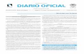 República de Colombia DIARIO OFICIALsidn.ramajudicial.gov.co/SIDN/NORMATIVA/DIARIOS_OFICIALES...Fundado el 30 de abril de 1864 DIARIO OFICIAL República de Colombia Año CLIII No.
